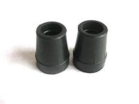 Harvy 1/2" Heavy Duty Black Rubber Replacement Cane Tip. (2 Pack) …