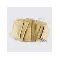 100Pcs Flat Brown Kraft Paper Bags for Gifts Not Window No Stand Up Zipper Kraft Bags Crafts Packing Bag,9X14Cm,Kraft Paper Bag
