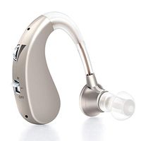 EAROTO Digital Hearing Amplifier Ear-Hanging Type Either Left and Right Ears Bha-1204, Silver