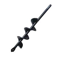 Angmile Auger Bit Electric Cordless Auger Bit Garden Sowing Tools Accessories Twist Drill Bit Small Planter Drill Garden Planting Small Hole Digger Spiral Drill Bit