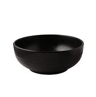 Home big wrist Bowl, Japanese Style Frosted Tableware Yaguang Black Sand Pull Bowl Household Simple Ceramic Bowl 20.5 8cm Decorative hotel retro soup bowl