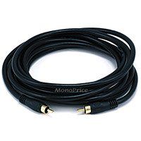 12ft Coaxial Audio/Video RCA Cable M/M RG59U 75ohm (for S/PDIF, Digital Coax.