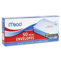 24 Pack of Mead Press-It Seal-It #10 White Envelopes, 50 Count (75024) = to 1200 Envelopes