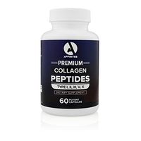 Affinitee Multi Collagen Peptide Hydrolyzed Capsules - 60 Pills - 1000mg - Type I, II, III, V, X - Premium Bone Broth Vitamin Supplements for Healthy Hair, Nails, Skin, and Joints - Super Proteins