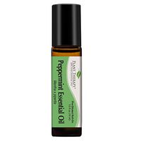 Plant Therapy Peppermint Essential Oil 100% Pure, Pre-Diluted Roll-On, Natural Aromatherapy, Therapeutic Grade 10 mL (1/3 oz)