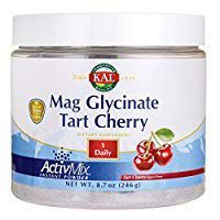 KAL Magnesium Glycinate Activmix, Tart Cherry, White, 8.7 Ounce