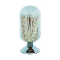 Skeem Design Glass Fireplace Match Cloche Bottle (Sky, Small)