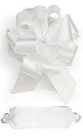 White Pull Bows 5½” W x 20 Loops Pack of 50