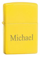 Personalized Zippo Lemon Lighter with Free Engraving