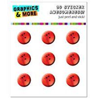 Graphics and More Bowling Ball Sporting Goods Sportsball Home Button Stickers Fits Apple iPhone 4/4S/5/5C/5S, iPad, iPod Touch - Non-Retail Packaging - Clear