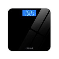 Innotech® Digital Bathroom Scale with Easy-to-Read Backlit LCD (Black)