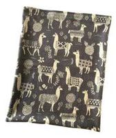 Heating Pad Replacement Cover, Fits 12 X 15 Electric Heating Pads Cotton Flannel (Llamas (Grey))