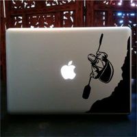 River Kayaking Macbook pro skin vinyl decal sticker