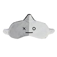 Youyouchard BTS Bangtan Boys Sleep Mask Eye Mask JUNGKOOK SUGA Cartoon Travel Aircraft Sleep Shade Breathable White Black Pink Red Mask(Style 2-07)