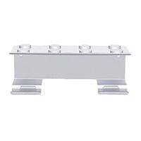 systematiw Curly Hair Hang Rack, Free Punching Wall Hanging Storage Bracket Spot Airwrap Styler Holder Hair Dryer Wall Mount Holder for Dyson Accessories