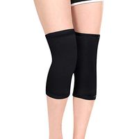 Thermal Thin Knee Pads Cap Warmers Lengthen Knee Brace Sleeves Support Leg Stocking for Man Woman, the Olderly in Air Conditioning room ,Raw Weather ,Sports ,Running,Jogging,Yoga 1 Pair