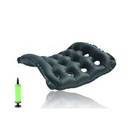 Heartbeat Air Inflatable Seat Cushion, Portable Breathable Comfort Cushion Car Seat Office Chair Wheelchair Pad (18" x 18")