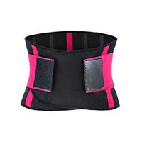 Waist Belt, Lumbar Support, Back Support, Dual Adjustable Lower Back Support Belt for Exercise Sports Work, Men and Women Lower Back Pain Best Brace,Rosepink,S