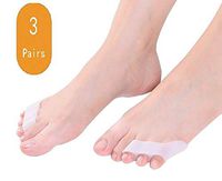DUORUI 6 PCS Toe Separators, Toe Straightener for Treating a Hammer Toe, Overlapping Toe and Crooked Toe for Day and Night