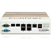 Fortinet Ruggedized, 5 x GE RJ45 Switch ports (Including 1x Pair GE Bypass RJ45 ports), 2 x GE SFP slots, 2x DB9 Serial/Console. Dual power input. FGR-90D