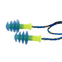 Howard Leight by Honeywell Fusion Corded Reusable Earplugs, 100-Pairs (FUS30-HP)