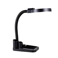 LED Magnifying Lamp, 5 X 10X Magnifier and Table & Desk Lamp, Portable Adjustable Magnifying Glass with Light for Seniors Reading, Hobbies, Repair, Crafts, Sewing, Macular Degeneration
