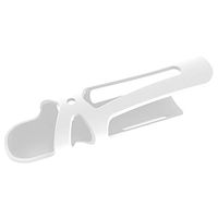 FINGER SPLINT Finger Fracture Fixation Splint Adjustable Aluminum Rail Hand Support Recovery Protection Finger Extension Extension Trigger Knuckle Finger,L