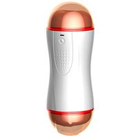 CharmingNight Scene Props Accelerated Blowjob - Working Men Deep Throat Cup, Interactive Sucking Endless Happy Adult Hand Toy, Voice Interactive Function Fun Toys (Color : White)