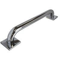 Mountain Plumbing MT99SQGRS-24 24" Decorative Grab Bar with Square Escutcheon Finish: Polished Chrome