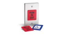 Linear EZ-Rex Easy Touch Request to Exit Button, Force 6 to 12 Oz