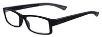 Sportex Readers Rectangular Men's Reading Glasses Plastic Frame, Gray, 1.50