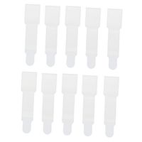 10pcs Anti-Slip Toe Brace Wrap Toe Separator Bandage Straightener for Hammer - White