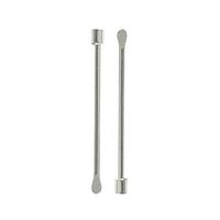 2Pcs 6cm Stainless Steel Mini Spoon Tool Cleaning Smoking Oil for Tobacco Pipe Cleaner