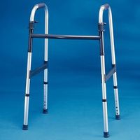 Sammons Preston InvacareÂ® Dual-Release Paddle Walker ( Junior Walker with 3" Fixed Wheels )