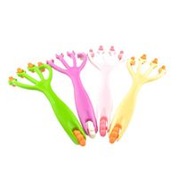 Healifty 4Pcs Rolling Massager Four Claws Massager Body Massage Tool Acupuncture Point Massager Head Foot Roller for Hotel Salon Home