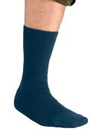 KingSize Men's Big & Tall Diabetic Crew Socks - Big - L, Navy