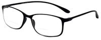 Calabria Reading Glasses - 720CB Clear Bi-Focal Flexie in Ebony +1.50