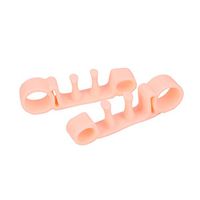 HEALLILY Toe Separator Five-hole Snail Shape Bunion Corrector Pain Relief Splint Corrector 1 Pair