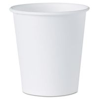 SOLO Cup Company White Paper Water Cups, 3 oz - 50 Sleeves of 100 Cups Each.