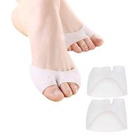 Metatarsal Pads, Half Toe Sleeve Bunion Pads Forefoot Cushions for Men and Women Great for Diabetic Feet Prevent Calluses and Blisters, 2 Pieces
