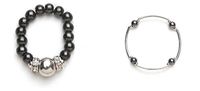 Silver Magnetic Ring and Bracelet Set (Large)