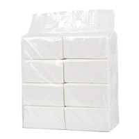 SHUDAGE 8 Packs Multifold Paper Towels With Fast-Drying Absorbency Pockets (white)