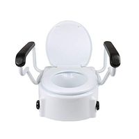 WLIXZ Raised Toilet Seat for Bathroom Safety, Assists Disabled, Elderly or Handicapped, Toilet Seat Lifter