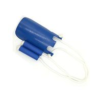 Crystalla Sock Aid Terry Cloth Helper Stocking Assist Device Help Elderly, Seniors, Handicapped, Pregnant Put On Socks (Blue-2)