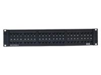 P6E48U - Hubbell Nextspeed Category 6 Universal Patch Panel, Black, 48-Port