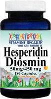 Hesperidin Diosmin 180 Capsules 50mg/450mg - (Non-GMO, Gluten Free) Promotes Lymphatic Drainage & Supports Circulation - Made in USA - Vitamins Because