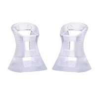 Three Pairs of High Heel Stopper Shoes Heel Protectors Covers Heel, Savers for Grass for Any Wedding Event (Classic,White)