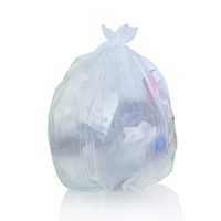 ToughBag Trash Bags, 65 Gallon (Clear, 50 Case)
