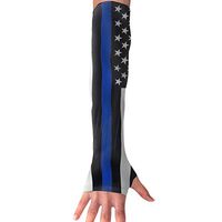 QG ZZX USA Flag Unisex Compression Arm Sleeves UV Protection Performance Arm Sleeve - for Outdoor Sports Baseball,Basketball,Football (1 Pair)