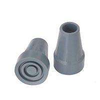 Autopeck Crutch Walkers Tips Replacement Drive Medical Cane Walker Rubber Leg Tip Reinforced Commode Bath Bench Top Foot Cover 1 Pair